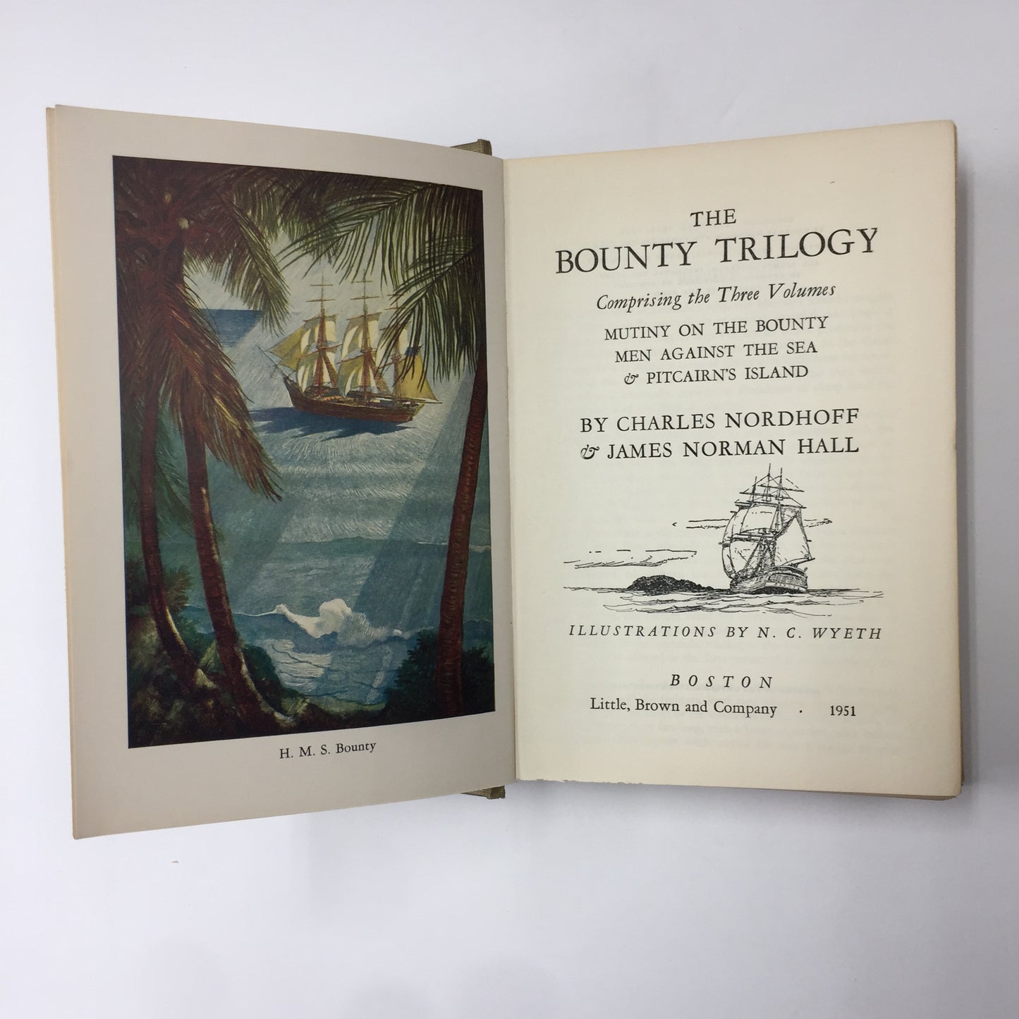 The Bounty Trilogy - Charles Nordhoff and James Norman Hall - 1951