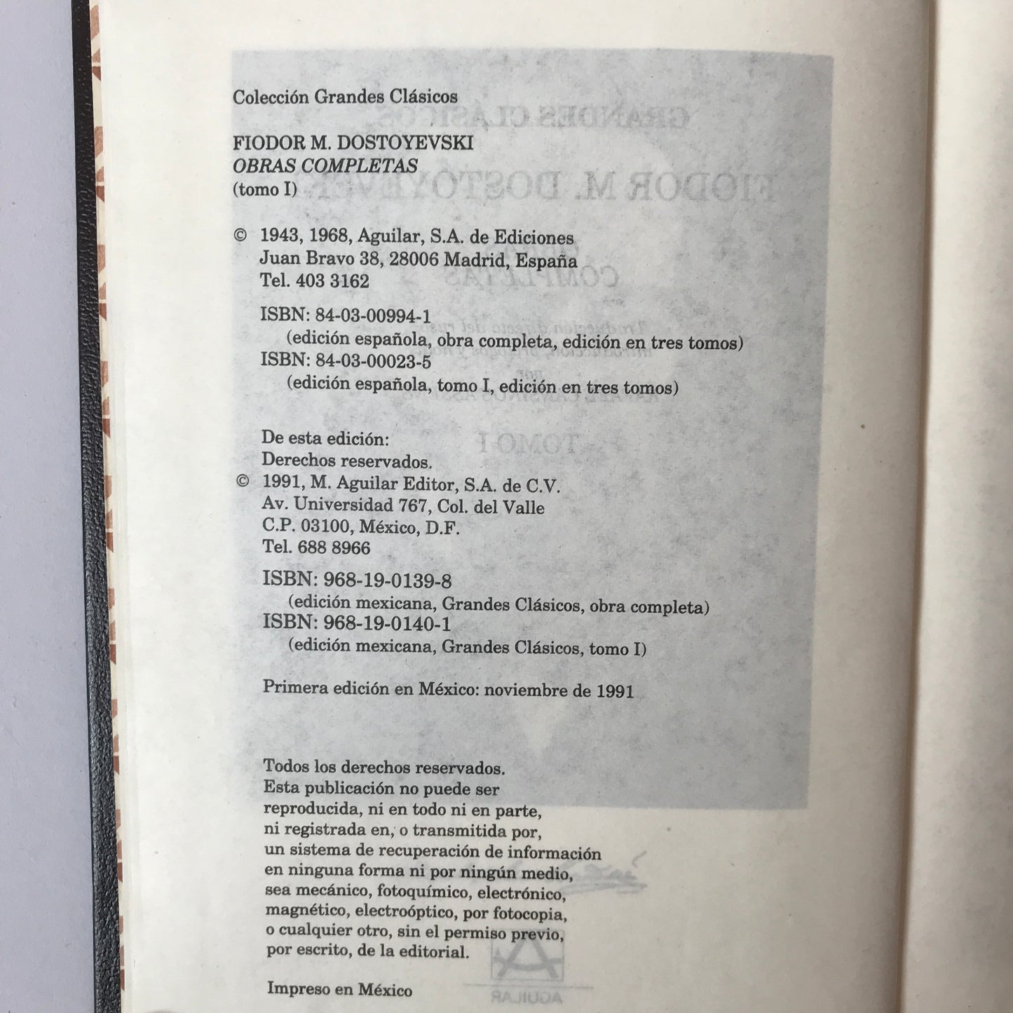 Grandes Clásicos Vols 1-3 - Dostoyevski, Tolstoi, Lorca - Spanish - 1991