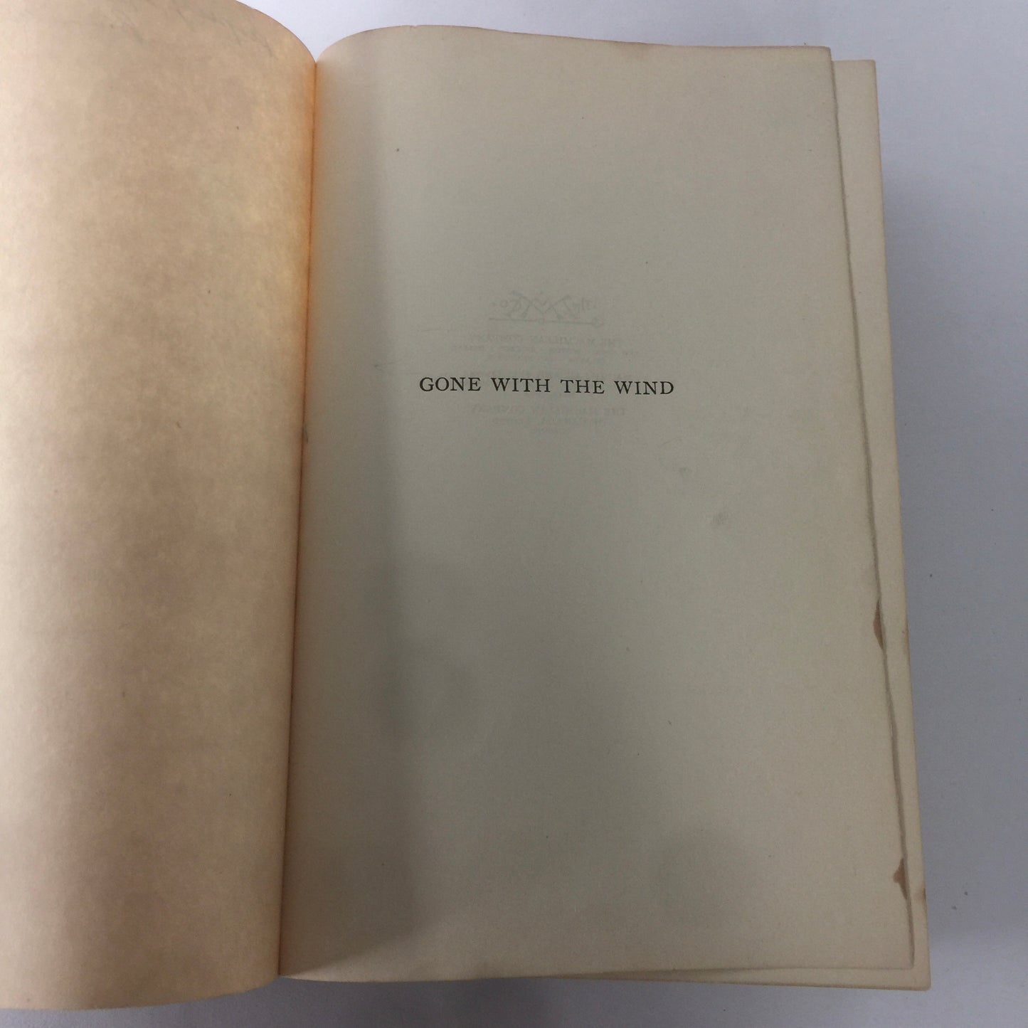 Gone with the Wind - Margaret Mitchell - Early Print