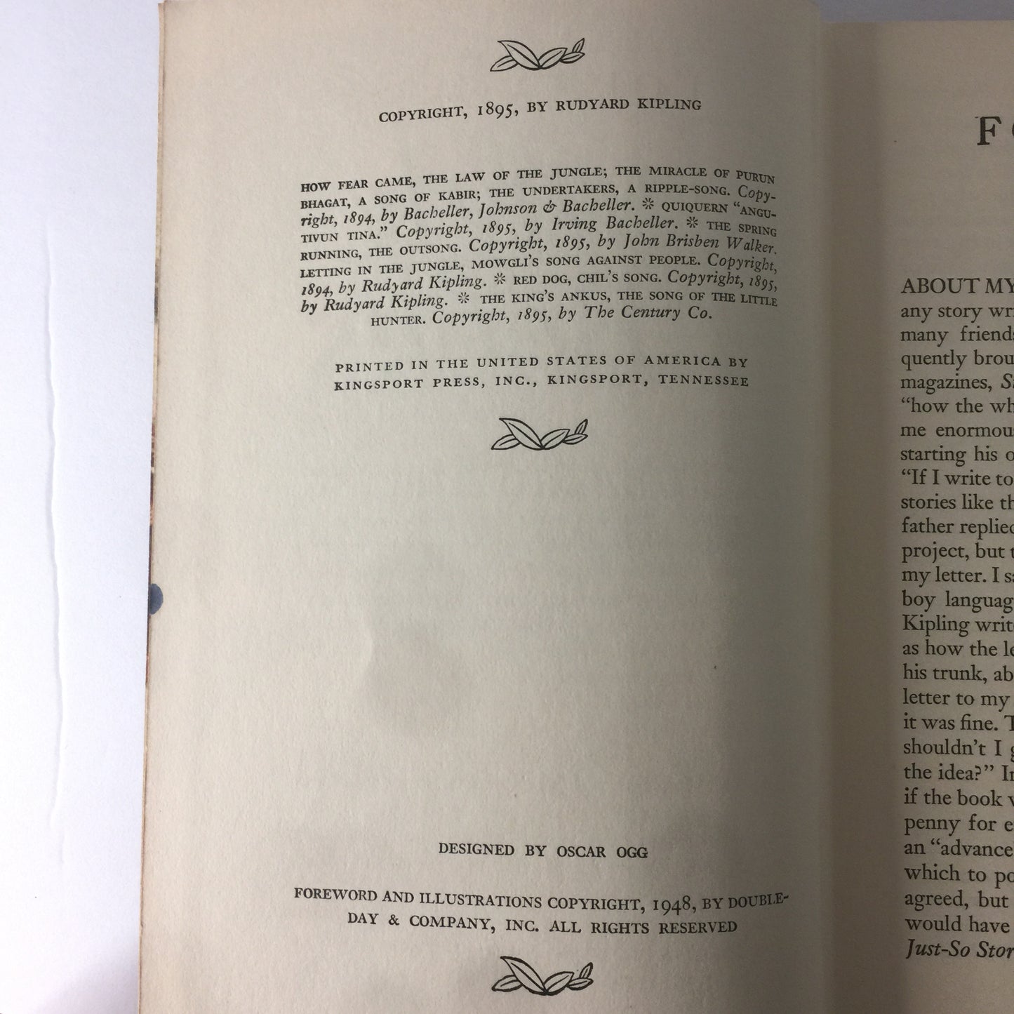 The Jungle Books - Rudyard Kipling - 2 Vol. - 1948