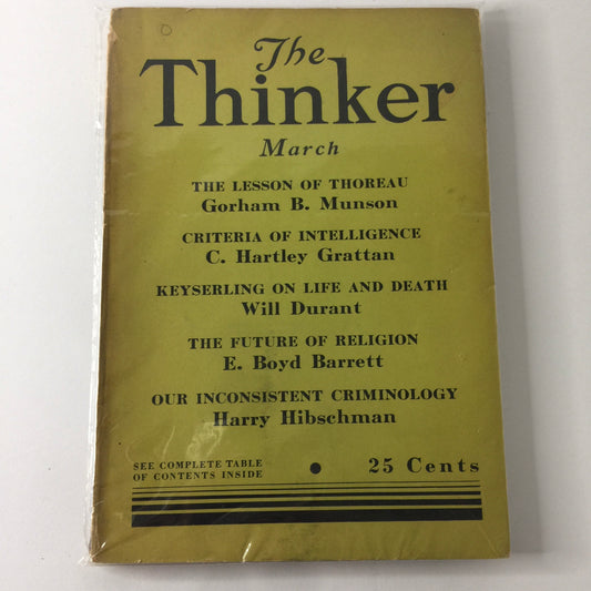 The Thinker - Various - Vol. 3 No. 3 - March 1931