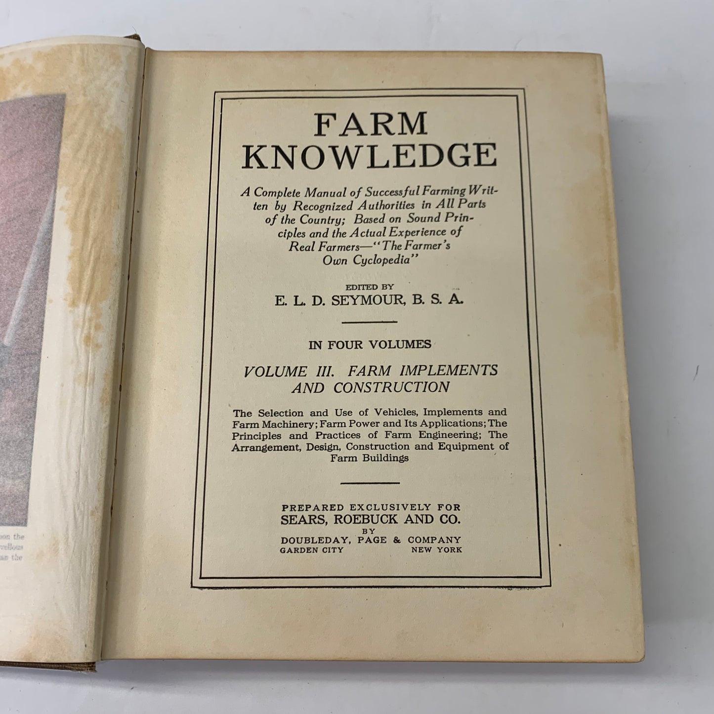 Farm Knowledge - E. L. D. Seymour - Volume 3 - 1919