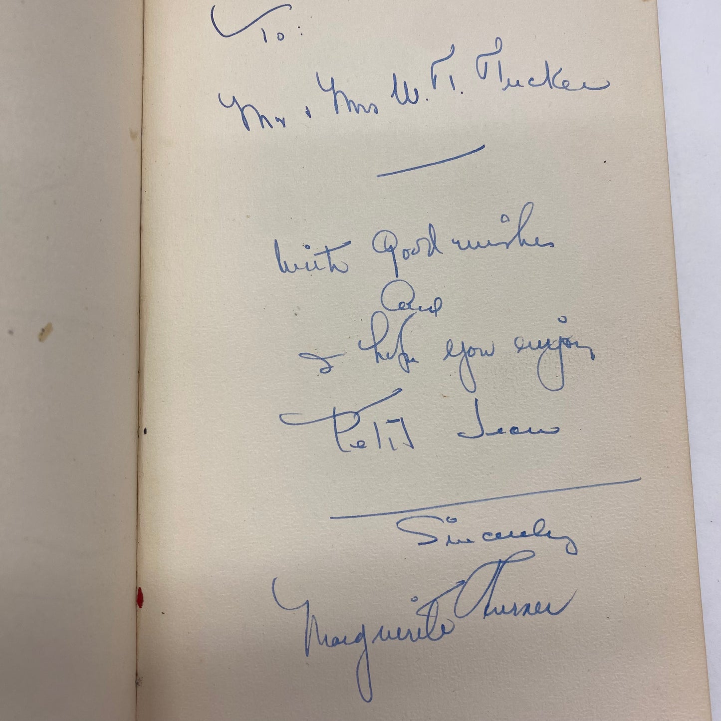 Petit Jean - Marguerite Turner - Signed - 1955