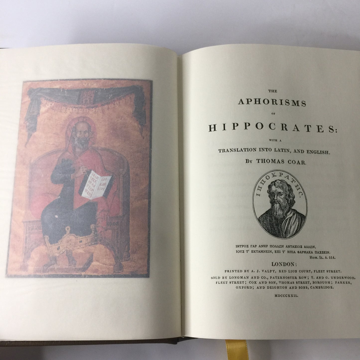 The Aphorisms of Hippocrates - Hippocrates - 1982