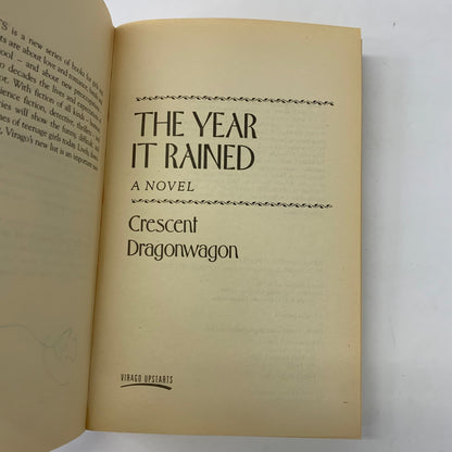 The Year It Rained - Crescent Dragonwagon - Signed - 1989