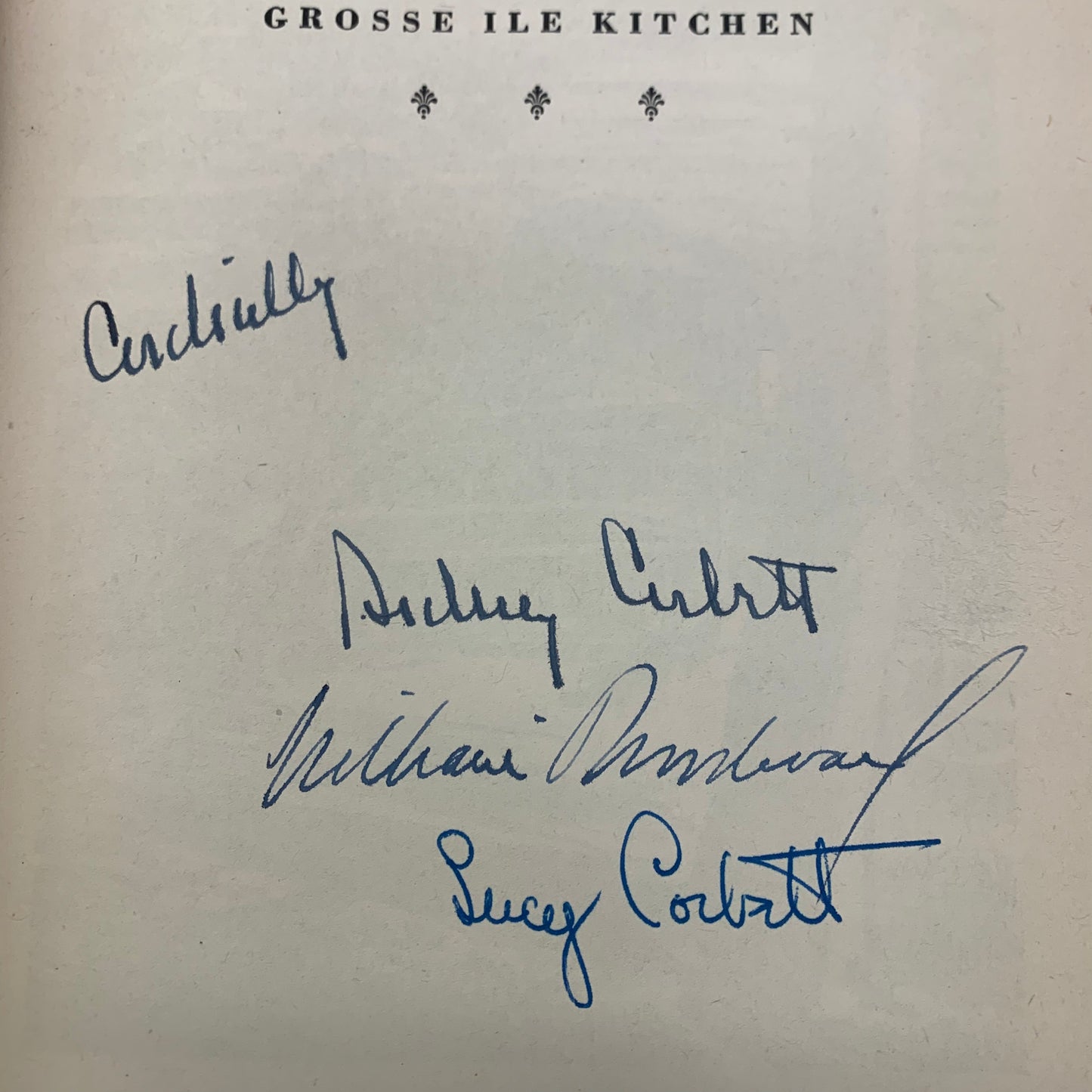 Pot Shots from a Grosse Ile Kitchen - Lucy and Sidney Corbett - First Edition - Signed - 1947