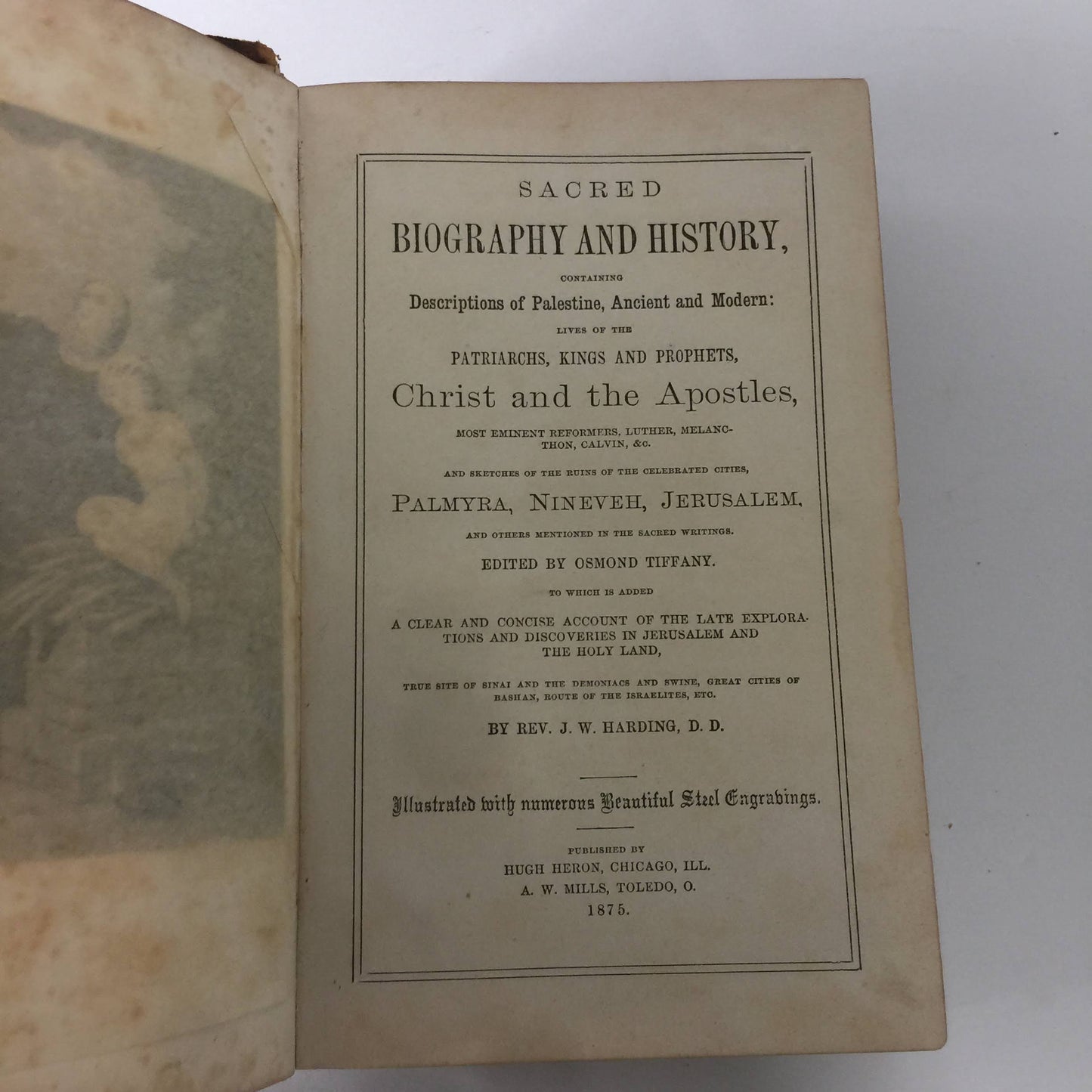 Sacred Biography and History - Rev. J. W. Harding, D. D. - 1875