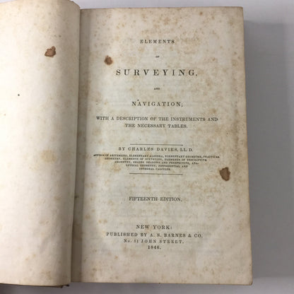 Surveying and Navigation - Charles Davies - 1846