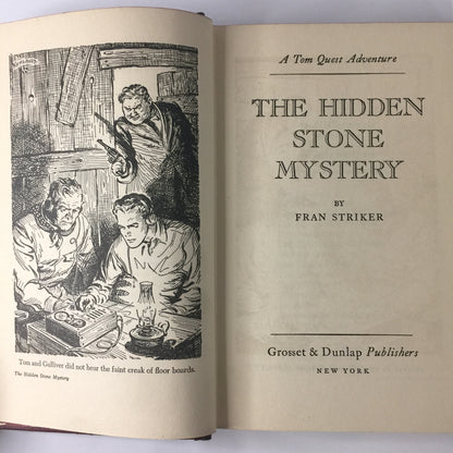 A Tom Quest Adventure - Fran Striker - 1st Edition - 1950