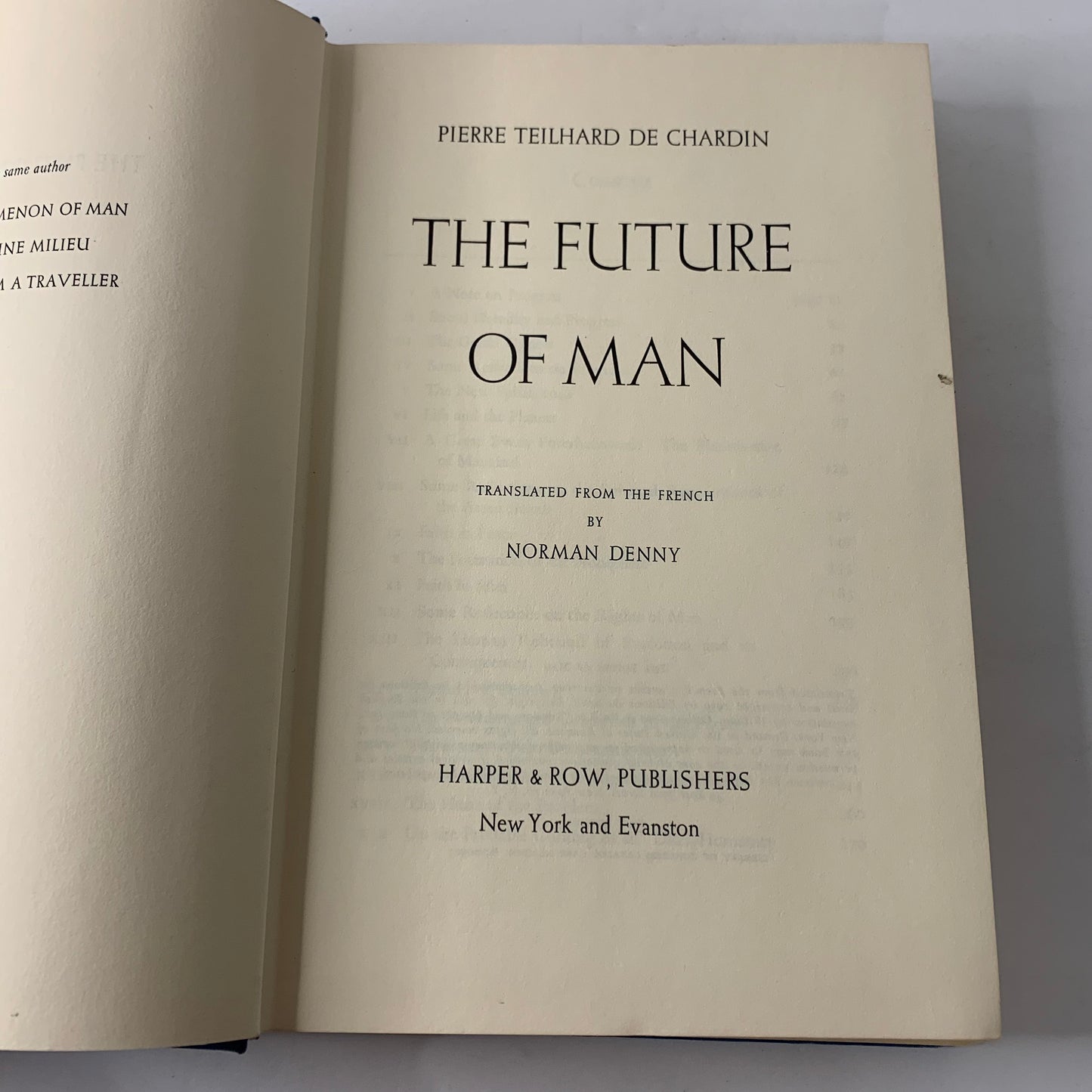 The Future of Man - Pierre Teilhard de Chardin - 1st American Edition - 1964