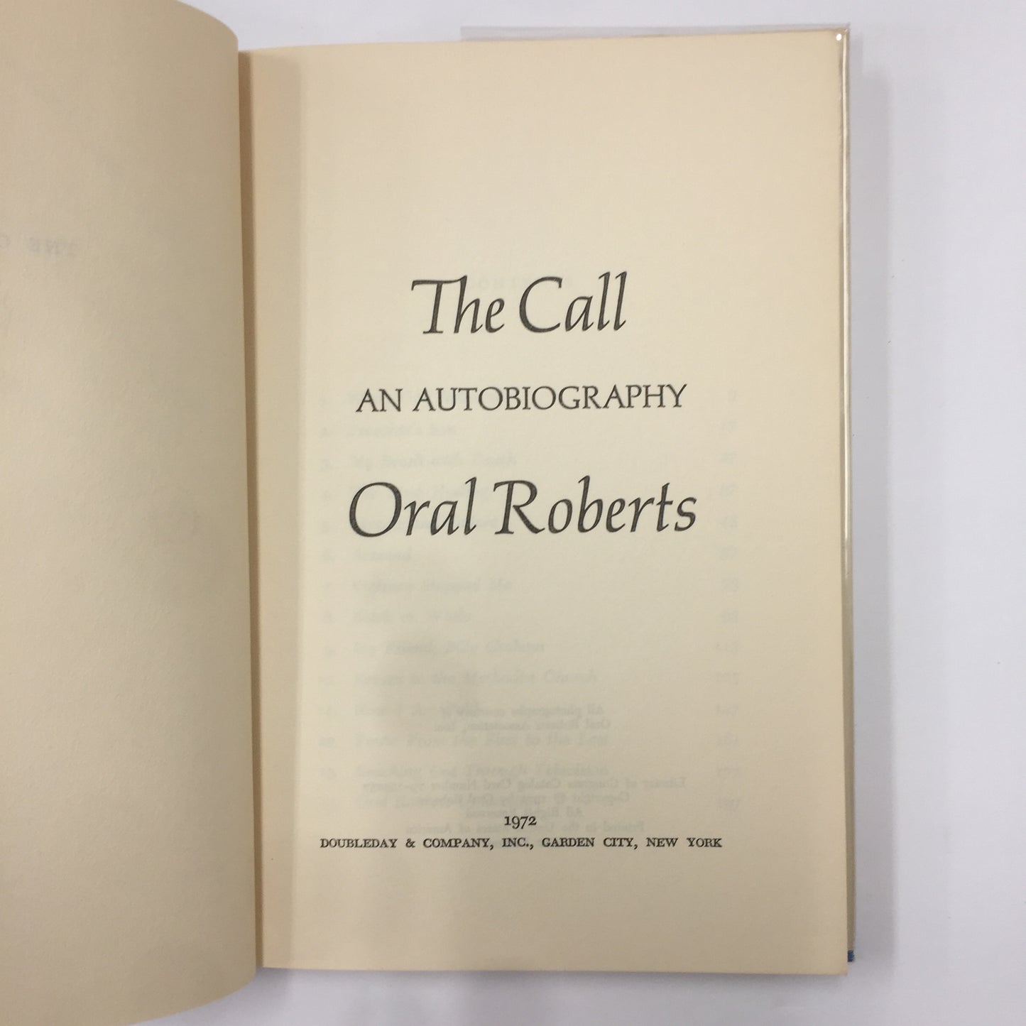 The Call: An Autobiography - Oral Roberts - Signed