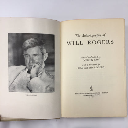 The Autobiography of Will Rogers - Donald Day - 1949