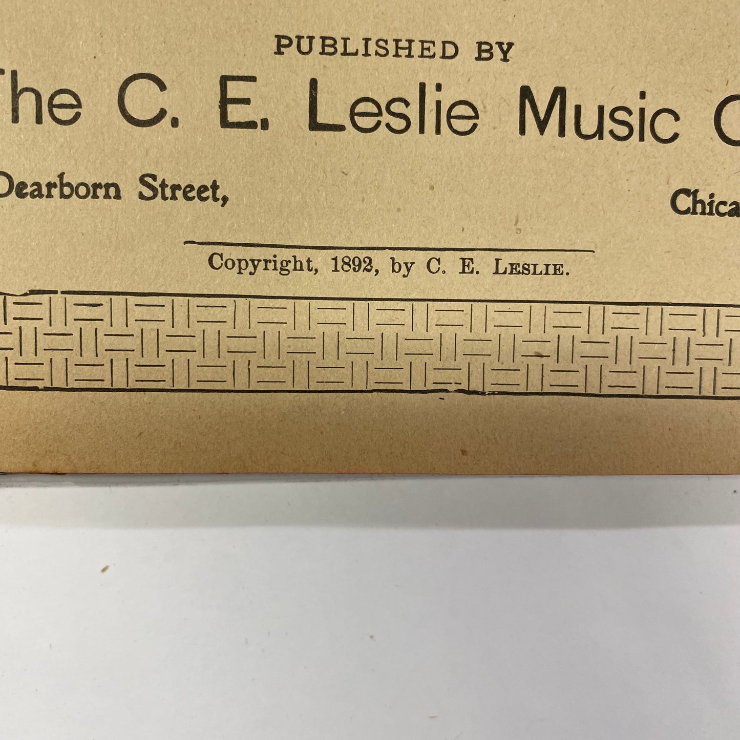 The Ideal Class Book - C. E. Leslie Music Co. - 1892