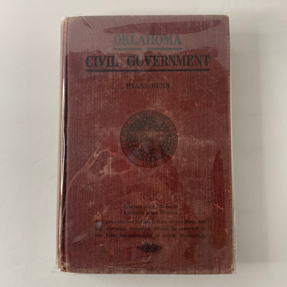 Oklahoma Civil Government - Charles Evan and Clinton Bunn - 1908