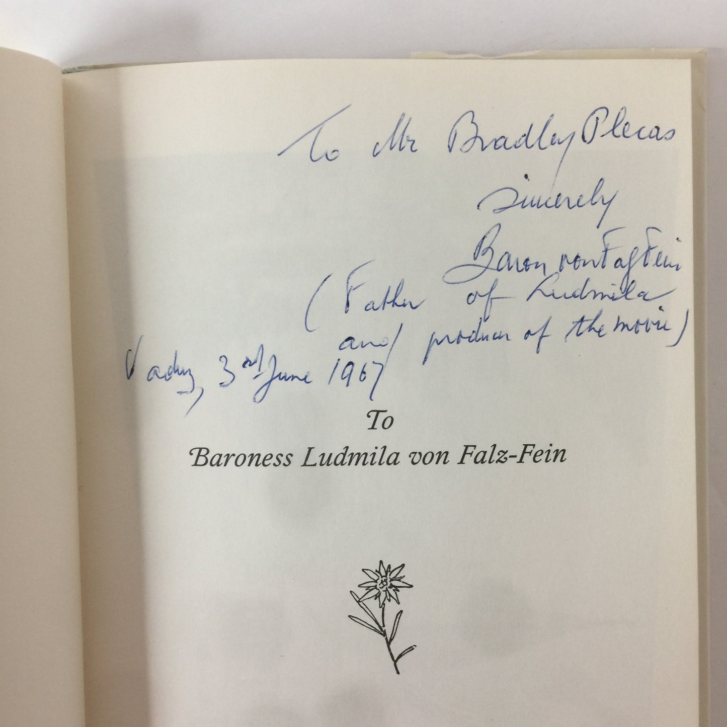 Ludmila - Paul Gallico - Inscribed - 1960