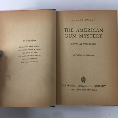 The American Gun Mystery - Ellery Queen - 1st Thus - 1946