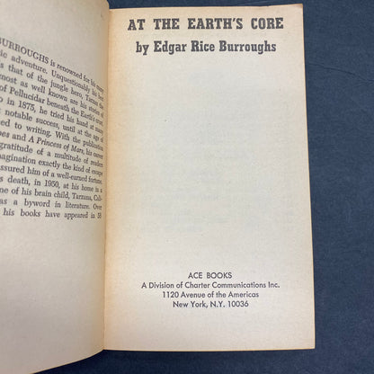 At The Earth’s Core - Edgar Rice Burroughs - Frazetta Cover - 1914