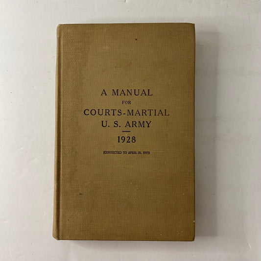 A Manual for Courts-Martial U. S. Army - Various - 1943