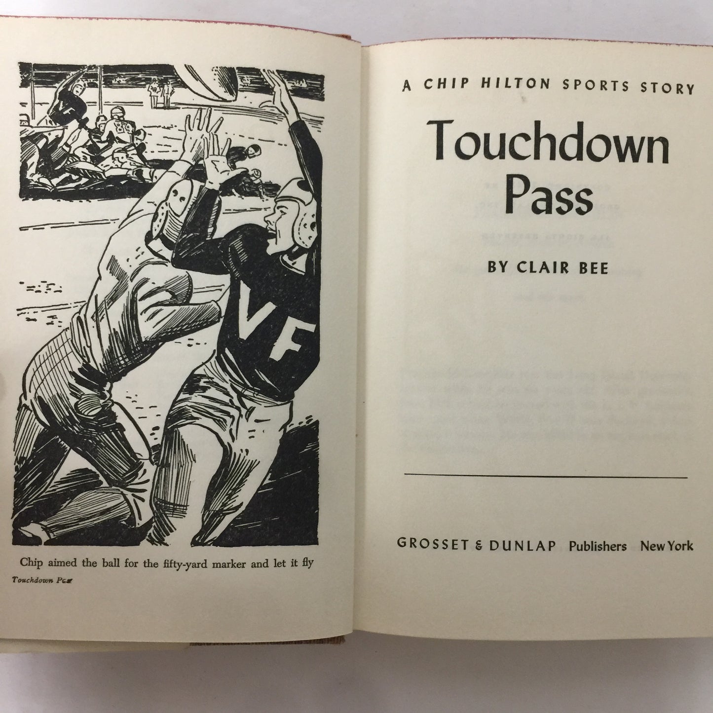 Touchdown Pass - Clair Bee - 1948