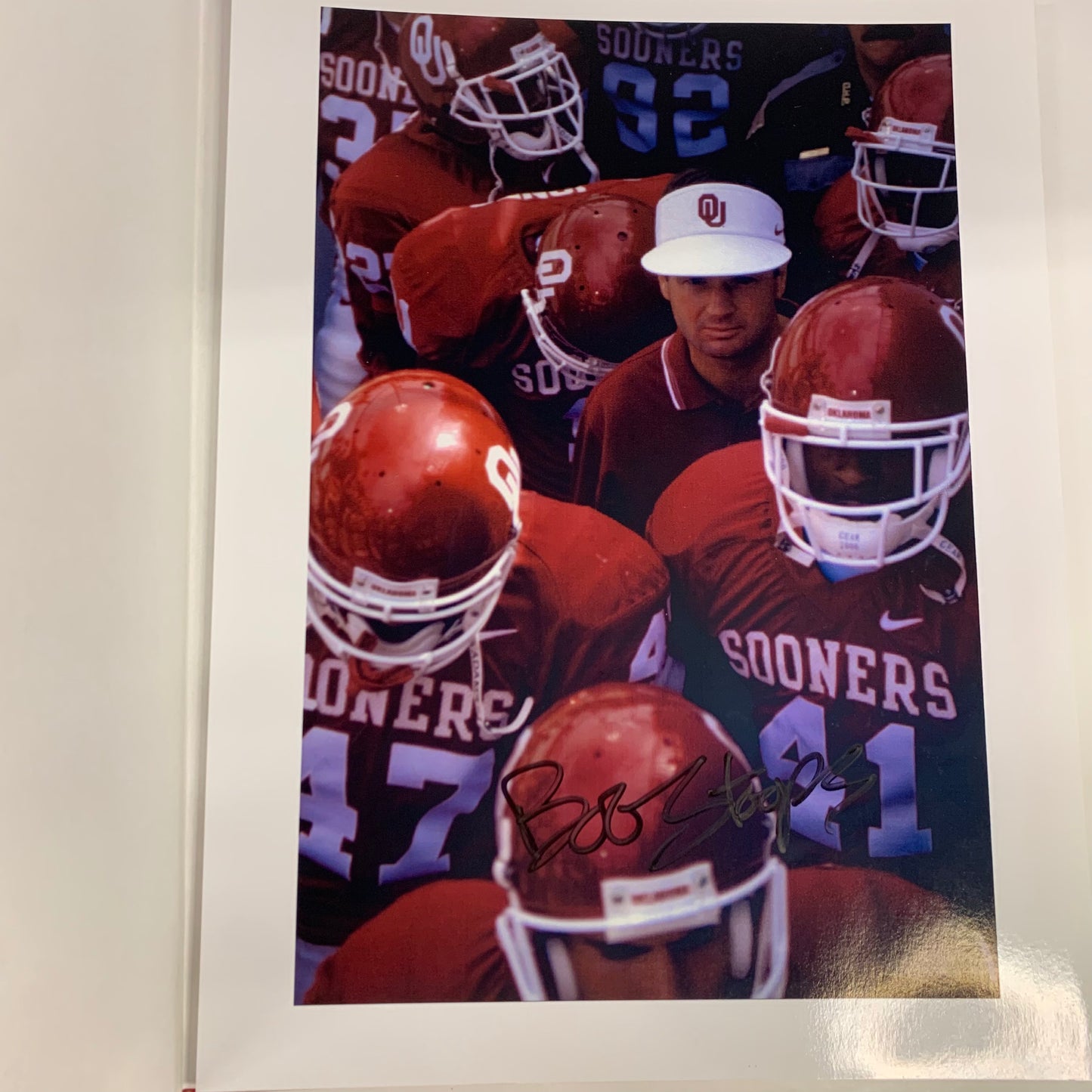 No 1 Better: The Oklahoma Sooners’ 2000 National Championship - The Daily Oklahoman - Signed Photo - 2001