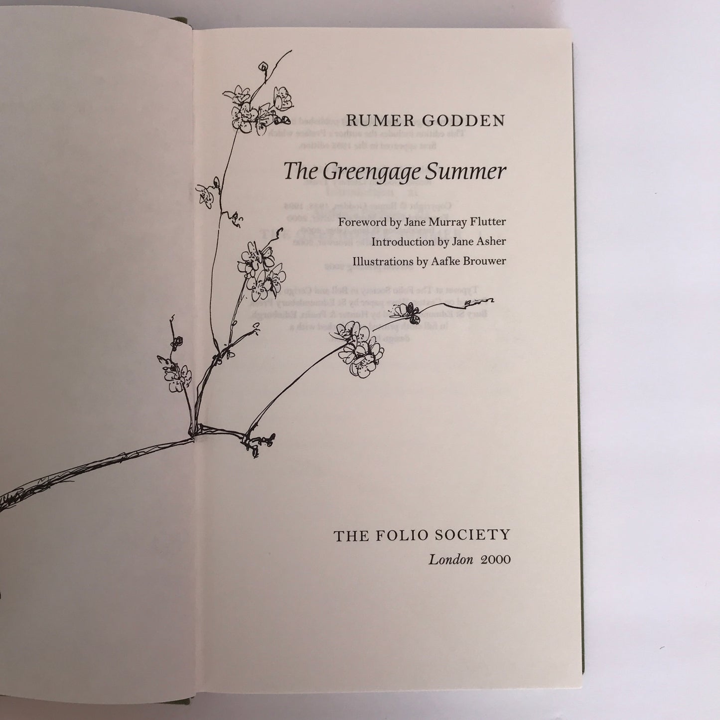 The Greengage Summer - Rumer Godden - 2nd Print - Folio Society - 2002