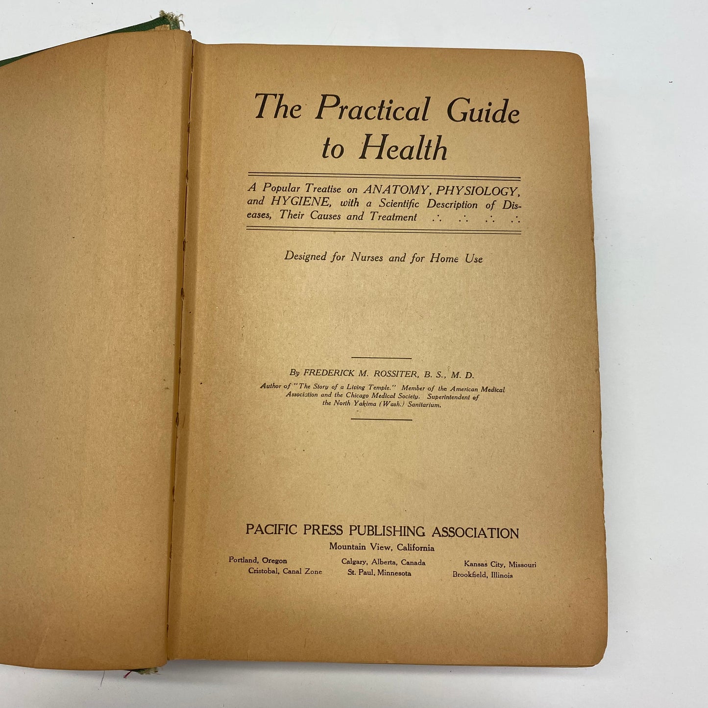 The Practical Guide to Health - Frederick M. Rossiter - 1913