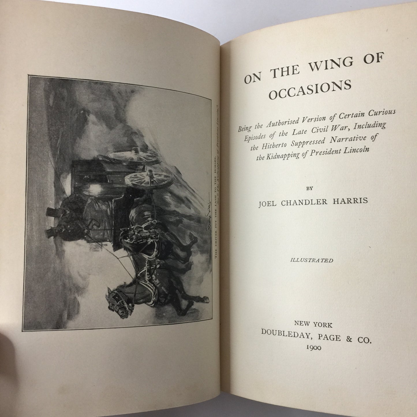 On the Wing of Occasions - Joel Chandler Harris - 1900