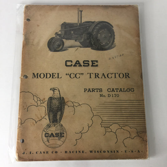 Case Model “CC” Tractor - J. I. Case Co.