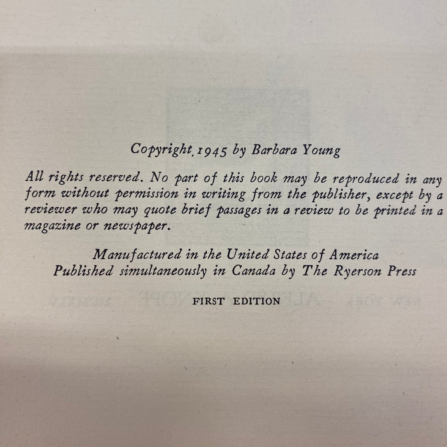 This Man From Lebanon: A Study of Kahlil Gibran - Barbara Young - 1st Edition - 1950