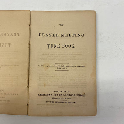 Prayer Meeting Tunes - American Sunday-School Union - 1859