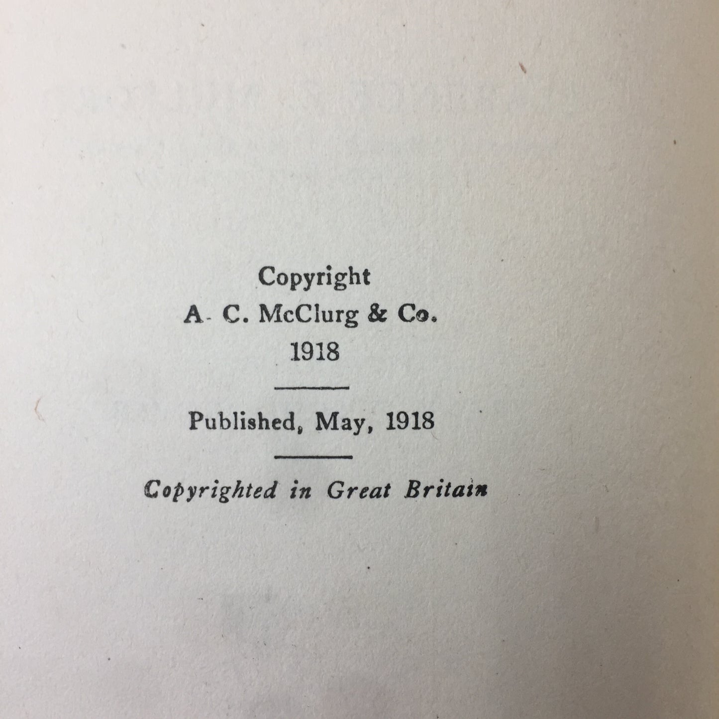 The Man from Bar-20 - Clarence E. Mulford - 1st Edition - 1918