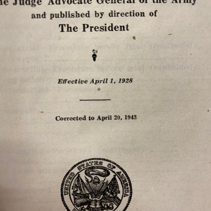 A Manual for Courts-Martial U. S. Army - Various - 1943