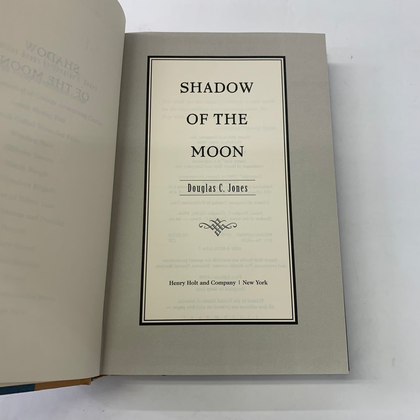 Shadow of the Moon - Douglas C. Jones - 1st Edition - 1995