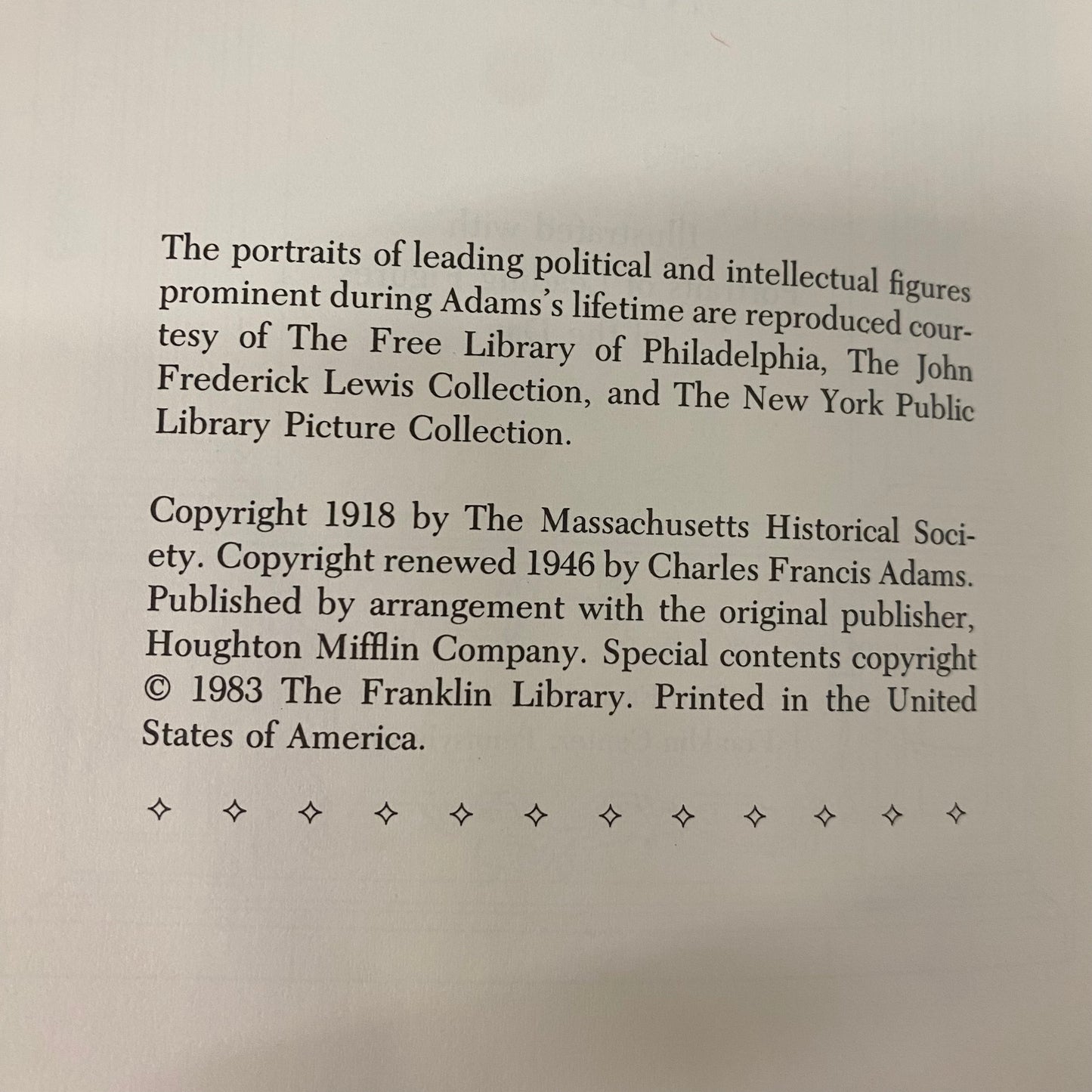 The Education of Henry Adams - Henry Adams - Franklin Library - 1983