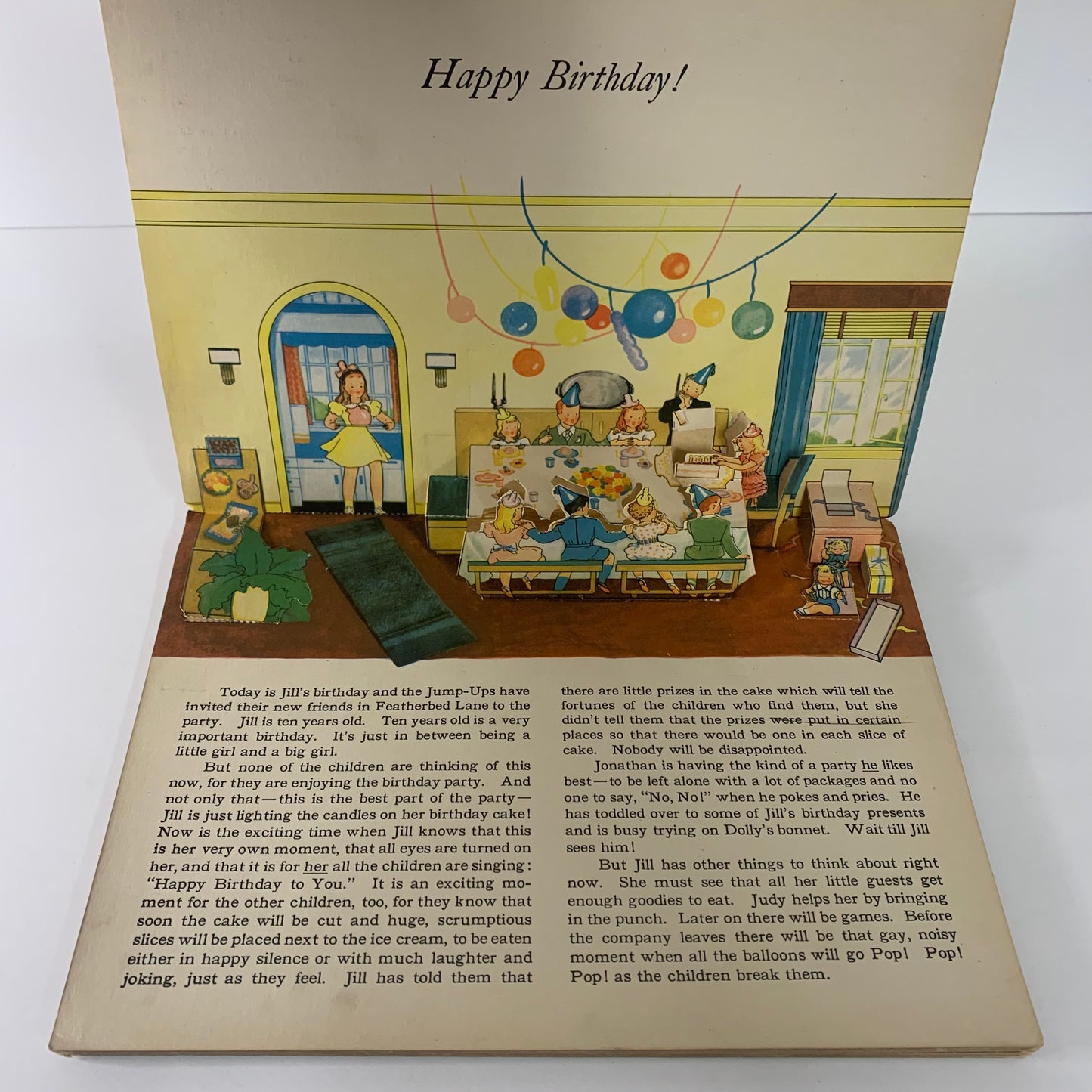 The Jolly Jump-Ups and Their New House - Geraldine Clyne  - 1st Edition - 1939