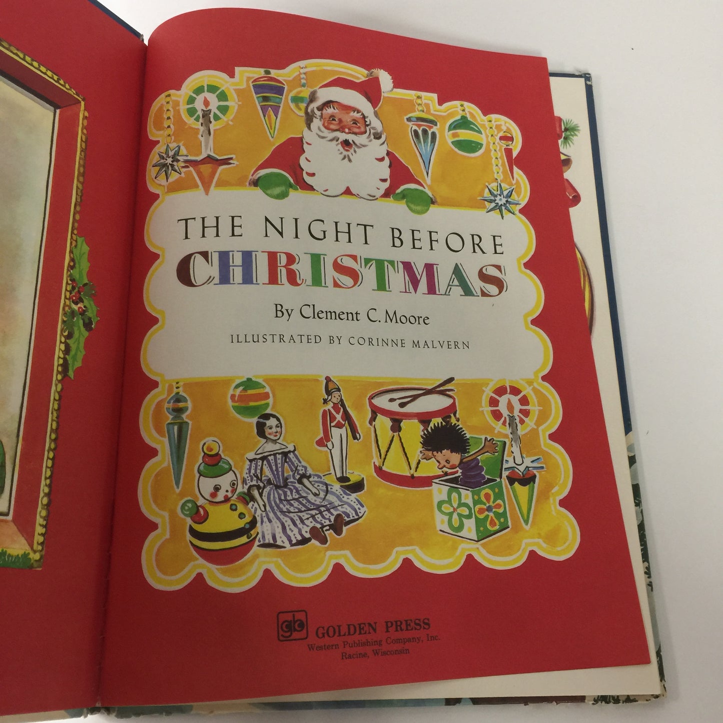 The Night Before Christmas - Clement C. Moore - 12th Print - 1975