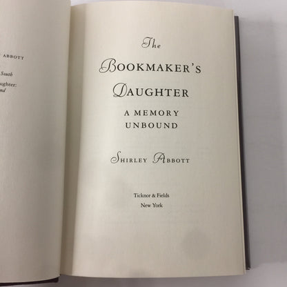 The Bookmaker’s Daughter - Shirley Abbot - 1991