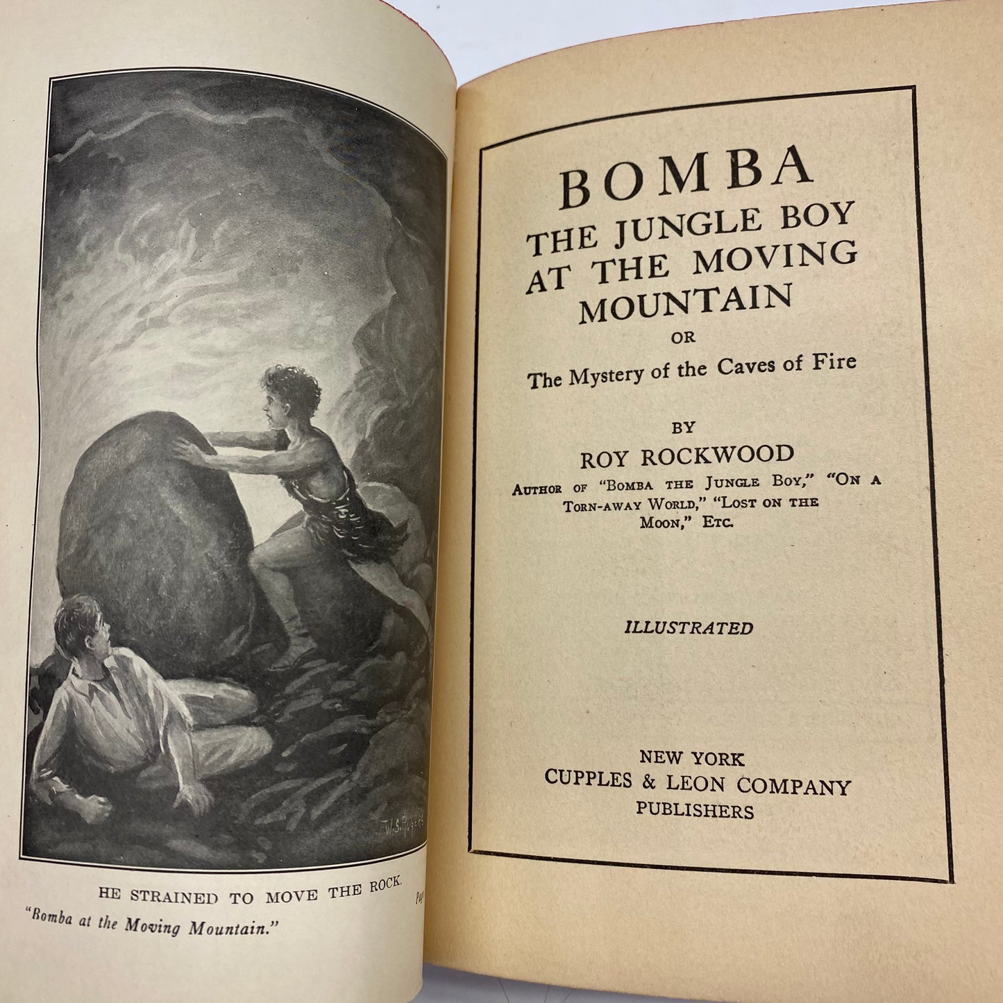 Bomba: The Jungle Boy at the Moving Mountain - Roy Rockwood - Early Print - 1926