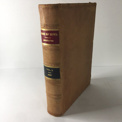 Code of Iowa - Various - 2 Vol. Set - 1897