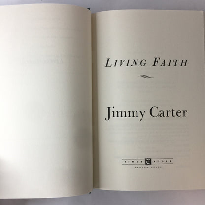 Living Faith - Jimmy Carter - Signed - 1996