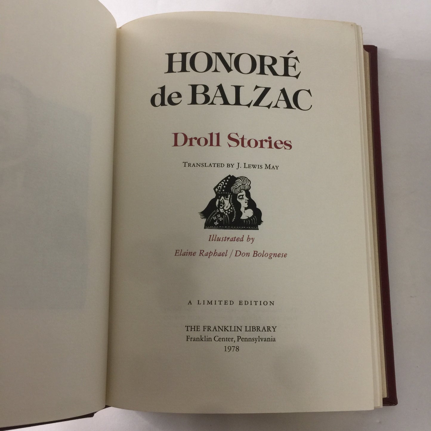 Honoré de Balzac - Roy Anderson - Franklin Library - Limited Edition - 1978