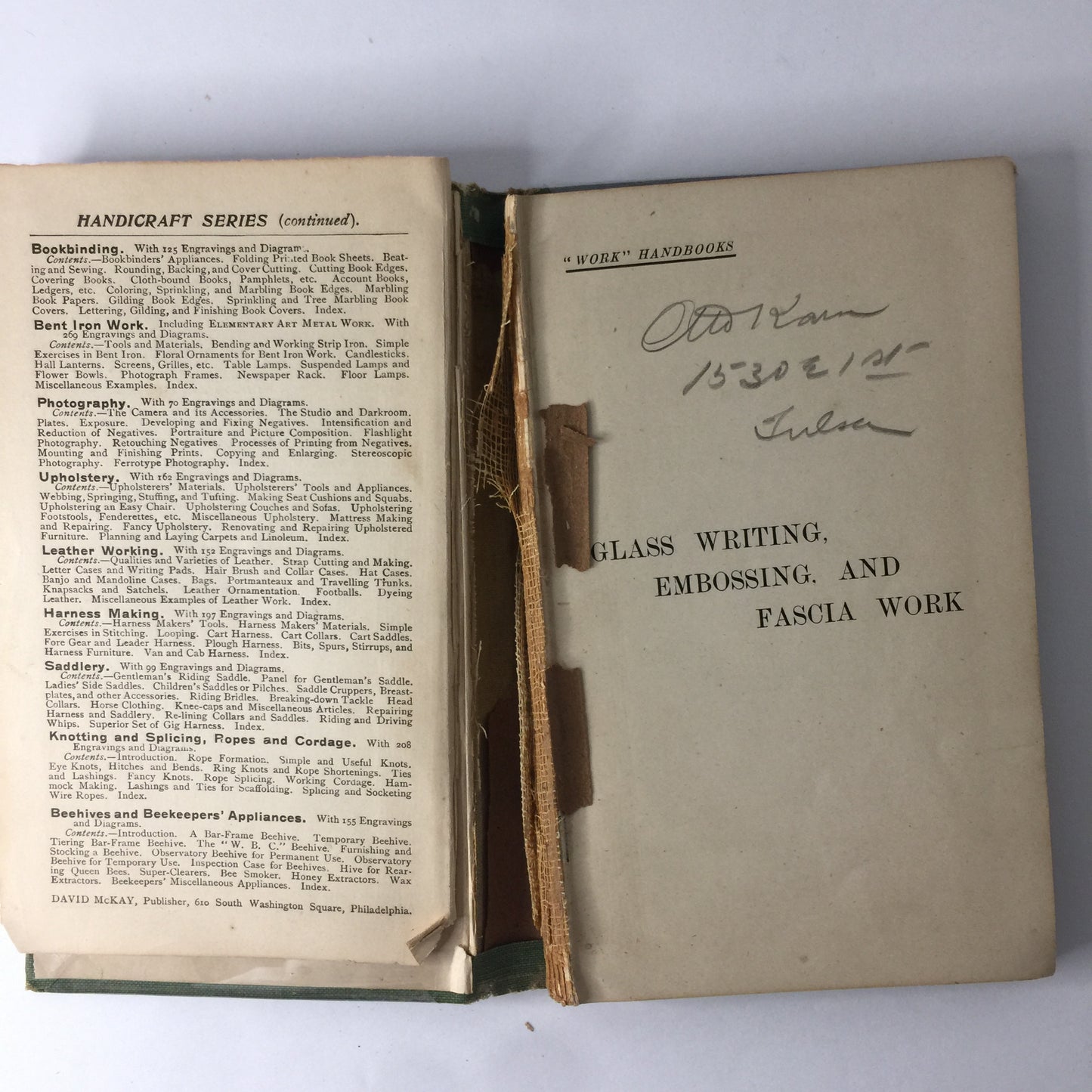 Glass Writing, Embossing, and Fascia Work - Paul Hasluck - 1907