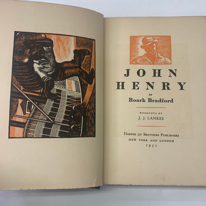 John Henry - Roark Bradford - 1st Edition - 1931