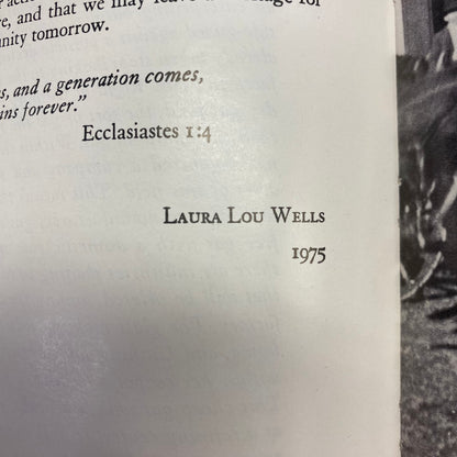 Young Cushing in Oklahoma Territory - Laura Lou Wells - Signed - 1975