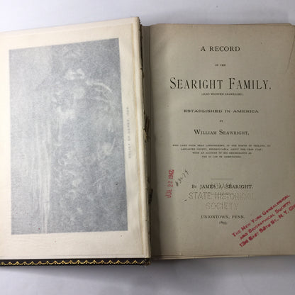 A Record of the Searight Family - James A. Searight - 1893