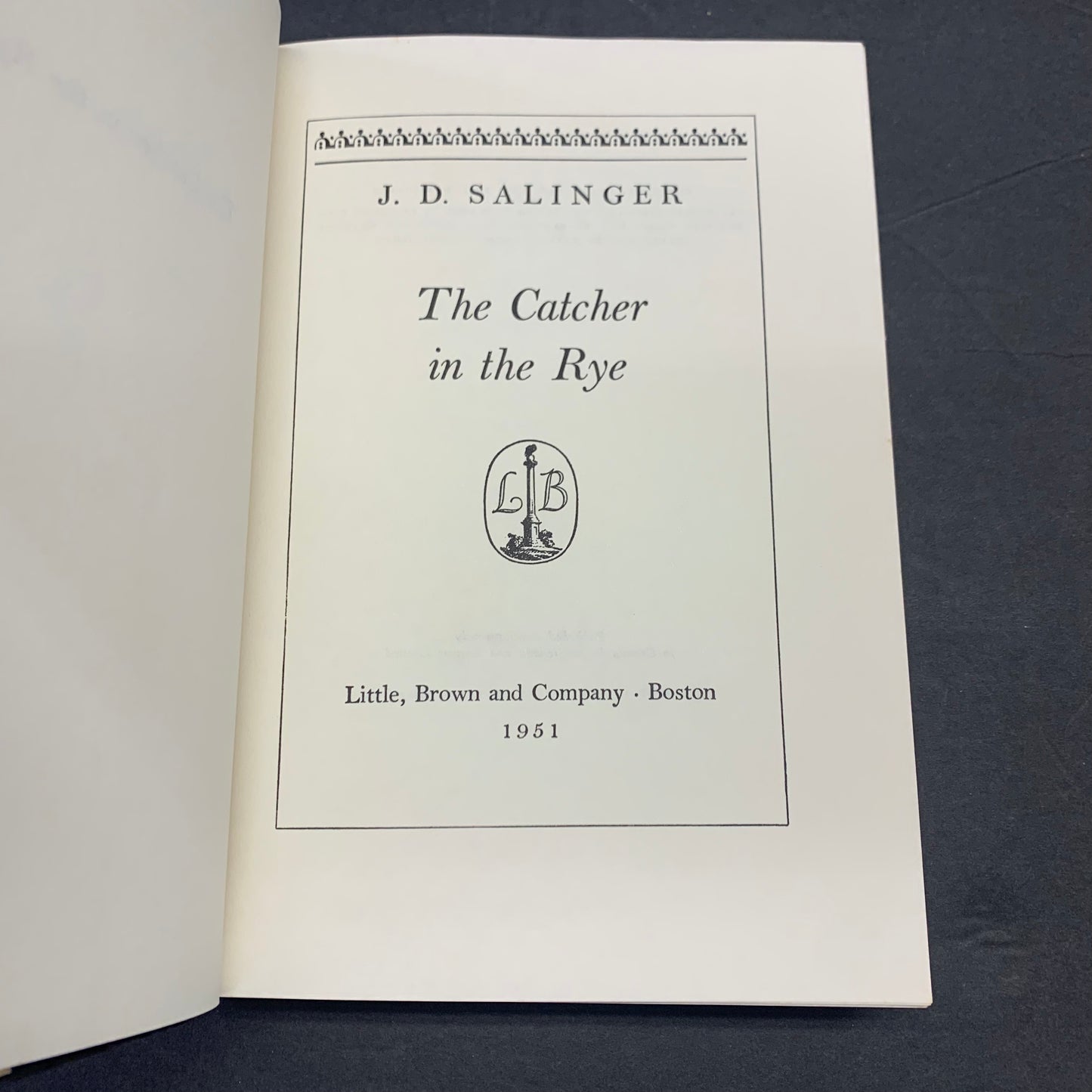 The Catcher in The Rye - J. D. Salinger - 1986