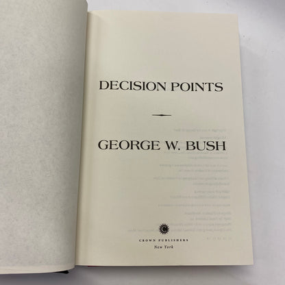 Decision Points - George W. Bush - Later Print - Signed - 2010