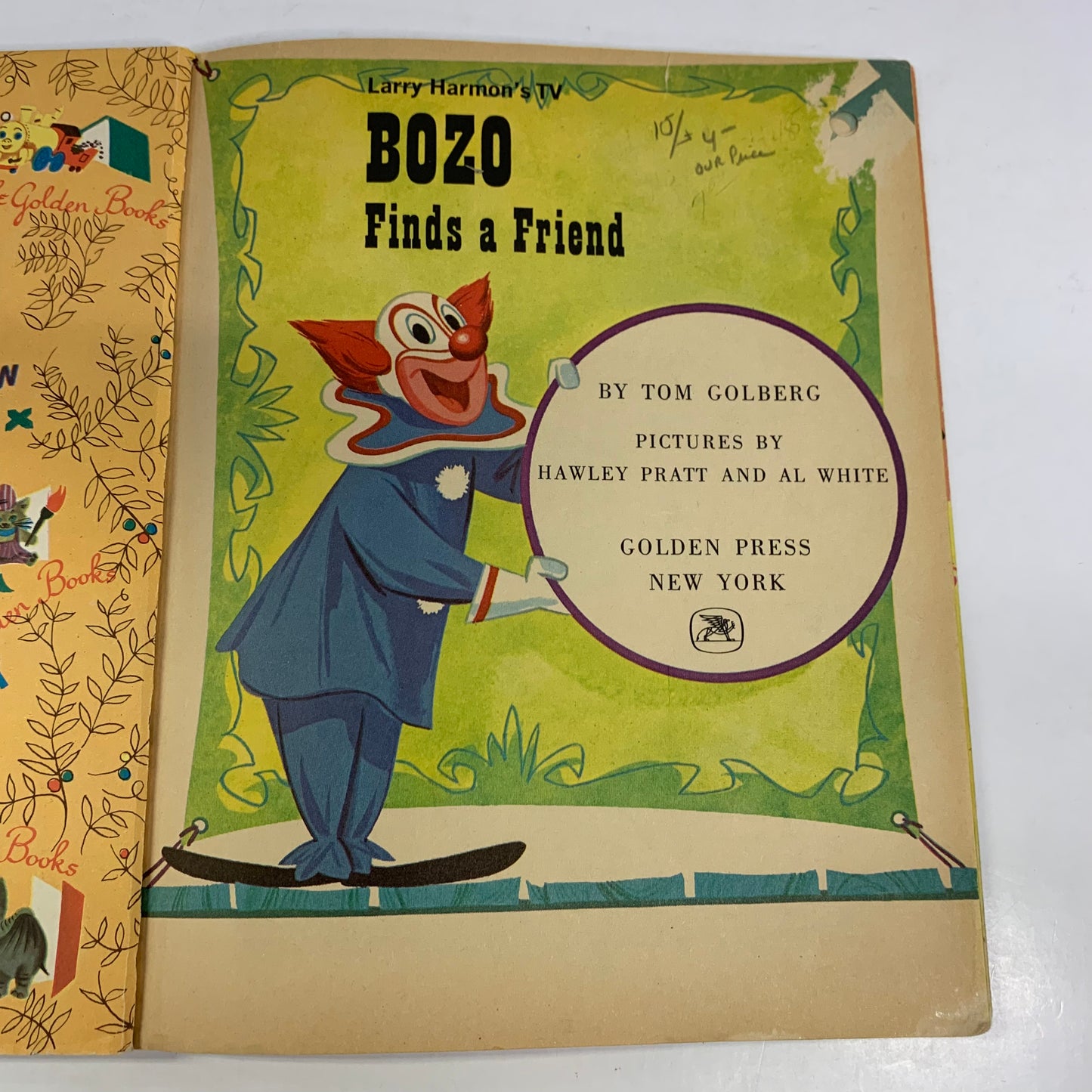 Bozo Finds a Friend - Tom Goldberg - 1962