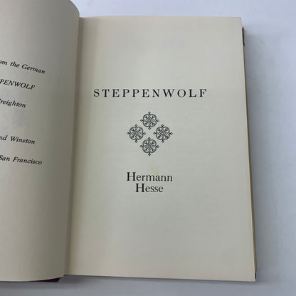 Steppenwolf - Herman Hesse - Book Club Edition - 1961