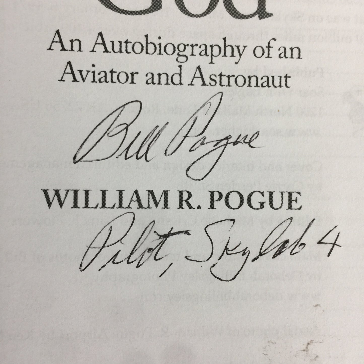 But for the Grace of God - William R. Pogue - Signed - 1st Edition - 2011